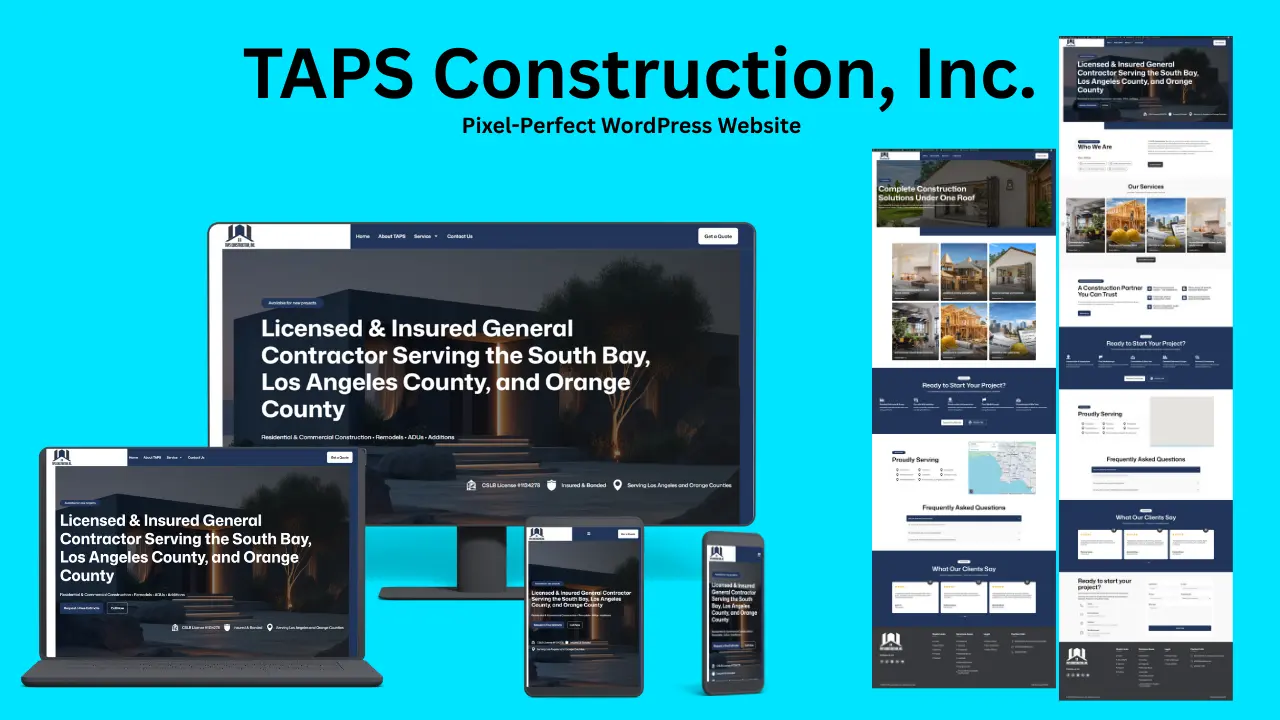 TAPS Construction, Inc
